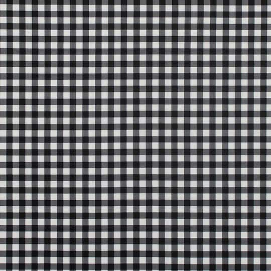 Camelot Fabric Mixology Black Gingham Cotton Home Décor Fabric